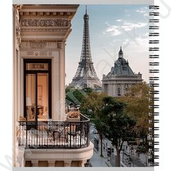 Тетрадь  80л клетка/спираль "Красивая архитектура-12" ассорти NEW | Фото 6