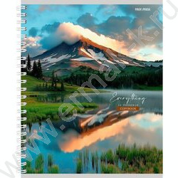 Тетрадь  80л клетка/спираль/двойная "Чарующие пейзажи-2" ассорти NEW | Фото 5