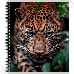 Тетрадь  96л клетка/спираль "Дикие кошачьи-3" ассорти NEW | Фото 3