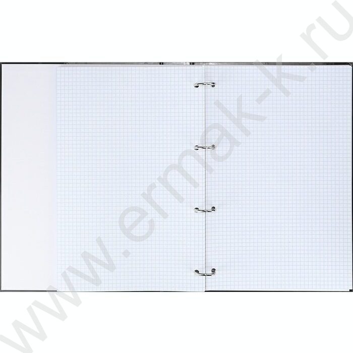 Тетрадь 120л А4 клетка/кольца "Цветы и надпись-2" | Фото 3