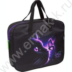 Папка для тетрадей A4 "Magic Dream" полиэстер,  молния сверху, текст.расшир., с ручками NEW | Фото 1