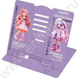 Подставка д/книг 20*19см "Amai Menoko" /метал., полноцвет. рисунок, противоскольз. ножки NEW | Фото 1