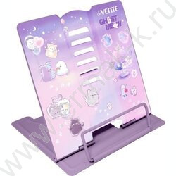 Подставка д/книг 15,4*15,2см "Ghost Meow" /метал., полноцвет. рисунок, противоскольз. ножки NEW | Фото 1