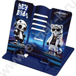 Подставка д/книг 20*19см "Hey Bro" /метал., полноцвет. рисунок, противоскольз. ножки NEW | Фото 1