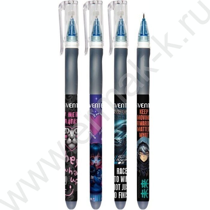 Ручка гелевая Пиши-Стирай 0,5мм синяя " У меня лапки / Friends Forever / Super Turbo / Future" / | Фото 1