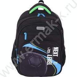 Рюкзак школьный 37x28x16см "Next Level Football" /2отд., 2перед.карм., 2бок.карм., эргоном. спин NEW | Фото 2