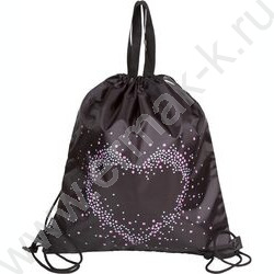 Сумка д/обуви 38*43см  водооттал. полиэстер, на верев. завязке, текст. ручками "My Heart" NEW | Фото 1