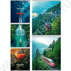 Тетрадь  48л клетка "Природа и транспорт" ассорти NEW | Фото 1