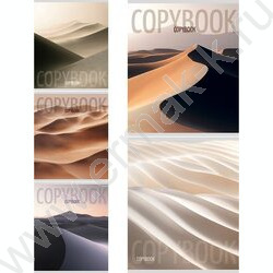 Тетрадь  48л клетка "Дюна-1" /холст/ ассорти NEW | Фото 1