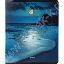 Тетрадь  48л клетка "Лунные пейзажи" /твин-лак,холодная фольга/ ассорти NEW | Фото 4
