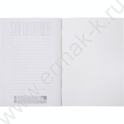 Тетрадь  48л А4 клетка "Черный бархат" /ламинац.SOFT-TOUCH/ NEW | Фото 3