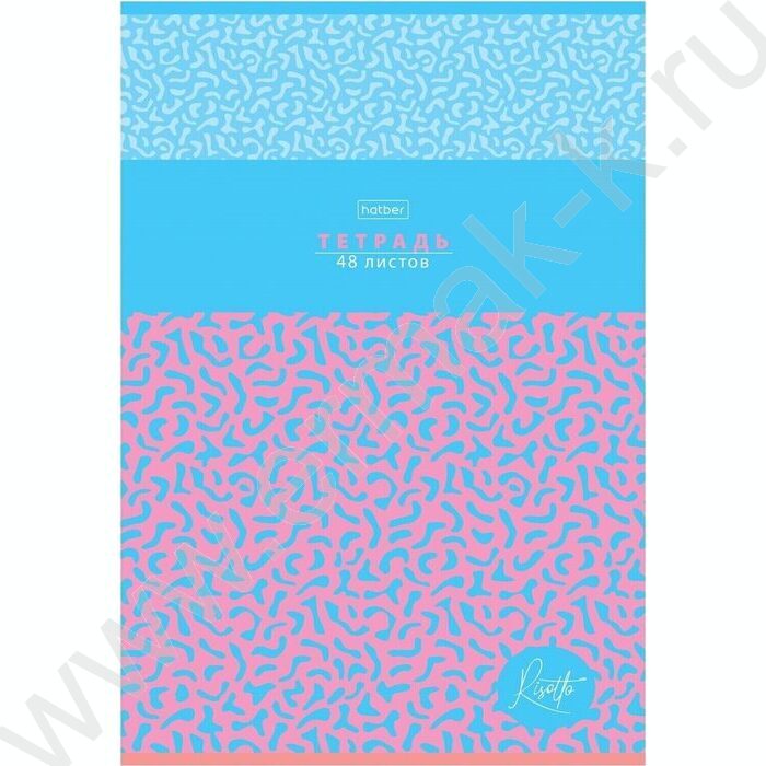 Тетрадь  48л А4 клетка "RISOTTO" /тиснение/ ассорти NEW | Фото 4