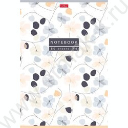 Тетрадь  80л А4 клетка "Музыка цветов" /ламинац.SOFT-TOUCH/ ассорти NEW | Фото 3