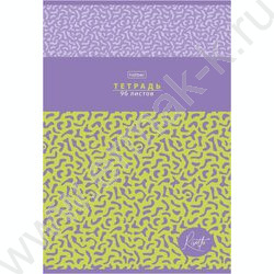 Тетрадь  96л А4 линейка "RISOTTO" /мат ламин,тиснение/ ассорти NEW | Фото 3