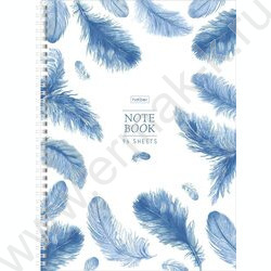 Тетрадь  96л А4 клетка/спираль/тв.обл. "Красота и легкость" /перфорация на отрыв,мат.ламин./ NEW | Фото 1