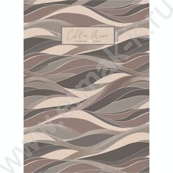 Бизнес-блокнот 120л А4 5-цв.блок "Кофейный муар" NEW | Фото 1