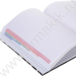 Бизнес-блокнот 120л А4 5-цв.блок "Кофейный муар" NEW | Фото 3