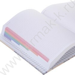 Бизнес-блокнот 160л А4 5-цв.блок "Королевские пионы" NEW | Фото 3