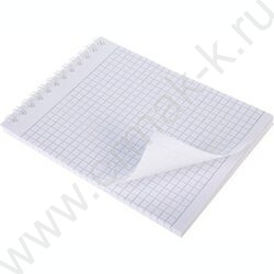 Блокнот  40л А6 спираль "Арктический белый" ламинац.SOFT-TOUCH NEW | Фото 3