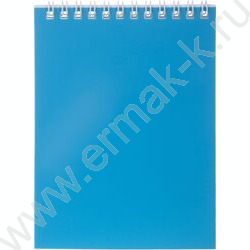 Блокнот  40л А6 спираль "Небесная лазурь" ламинац.SOFT-TOUCH NEW | Фото 1