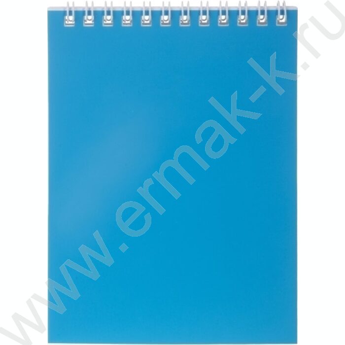 Блокнот  40л А6 спираль "Небесная лазурь" ламинац.SOFT-TOUCH | Фото 1