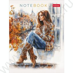 Зап. книжка  32л А6 "Прекрасные незнакомки" клетка,мат.ламин.,ассорти NEW | Фото 5