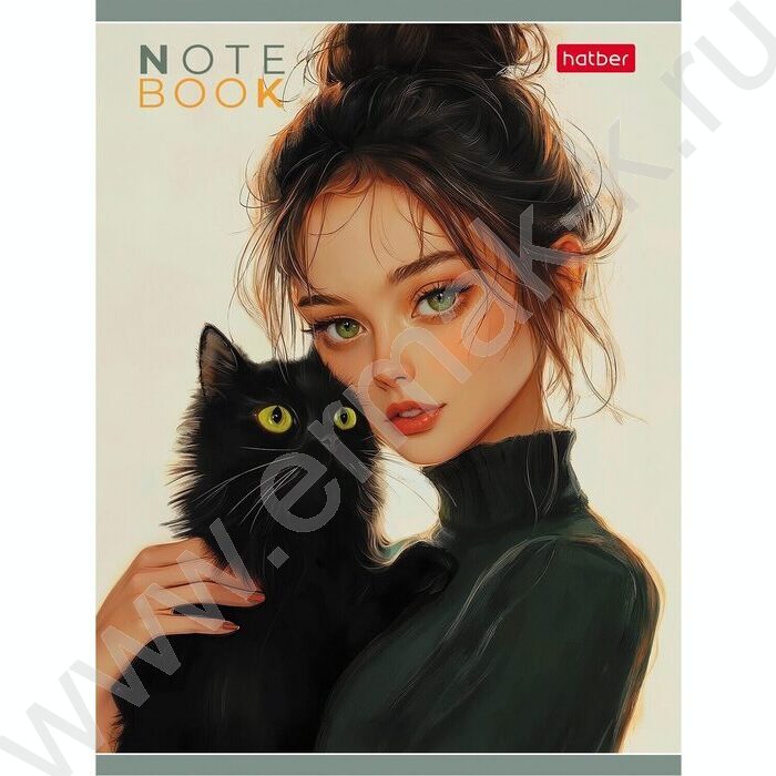 Зап. книжка  32л А6 "Прекрасные незнакомки" клетка,мат.ламин.,ассорти | Фото 9
