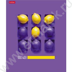 Тетрадь  40л клетка/пластик обл. "New fruits" ассорти NEW | Фото 4