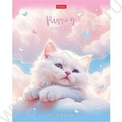 Тетрадь  48л клетка/пластик обл. "Нежные мечты" ассорти NEW | Фото 5