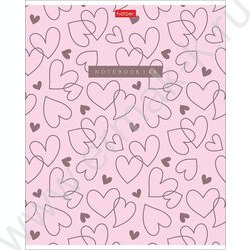 Тетрадь  48л клетка/пластик обл. "LOVE IS...." ассорти NEW | Фото 3