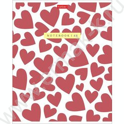 Тетрадь  48л клетка/пластик обл. "LOVE IS...." ассорти NEW | Фото 4