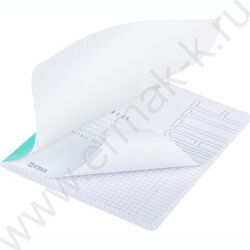 Тетрадь  96л клетка "Аквамарин" /ламинац.SOFT-TOUCH/ NEW | Фото 2