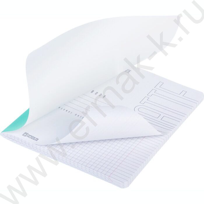 Тетрадь  96л клетка "Аквамарин" /ламинац.SOFT-TOUCH/ NEW | Фото 2