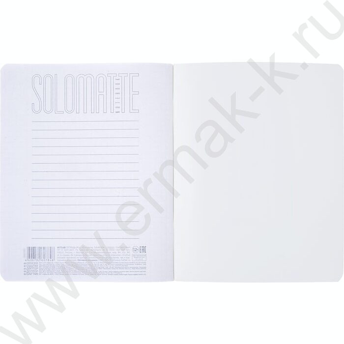 Тетрадь  96л клетка "Аквамарин" /ламинац.SOFT-TOUCH/ NEW | Фото 4