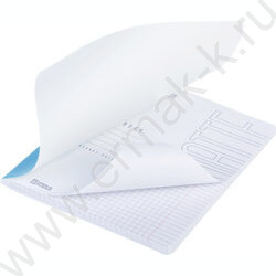 Тетрадь  96л клетка "Небесная лазурь" /ламинац.SOFT-TOUCH/ NEW | Фото 2