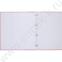 Тетрадь  80л А4 клетка/кольца ламинация Soft-touch/  "NEWtone PASTEL Розовый кварц" NEW | Фото 2