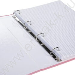 Тетрадь  80л А4 клетка/кольца ламинация Soft-touch/  "NEWtone PASTEL Розовый кварц" NEW | Фото 3