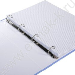 Тетрадь  80л А4 клетка/кольца ламинация Soft-touch/  "NEWtone PASTEL Голубая дымка" NEW | Фото 3