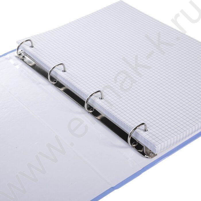 Тетрадь  80л А4 клетка/кольца ламинация Soft-touch/  "NEWtone PASTEL Голубая дымка" NEW | Фото 3