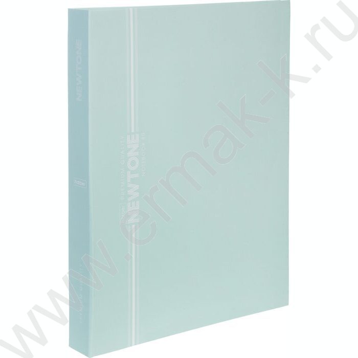 Тетрадь  80л А4 клетка/кольца ламинация Soft-touch/  "NEWtone PASTEL Зеленый нефрит" | Фото 1
