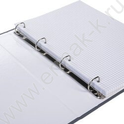 Тетрадь  80л А4 клетка/кольца ламинация Soft-touch/  "NEWtone PASTEL Серый агат" NEW | Фото 3