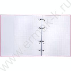 Тетрадь  80л А5 клетка/кольца /ламинация Soft-touch/  "NEWtone PASTEL Розовый кварц" NEW | Фото 2