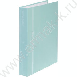 Тетрадь  80л А5 клетка/кольца /ламинация Soft-touch/  "NEWtone PASTEL Зеленый нефрит" NEW | Фото 1