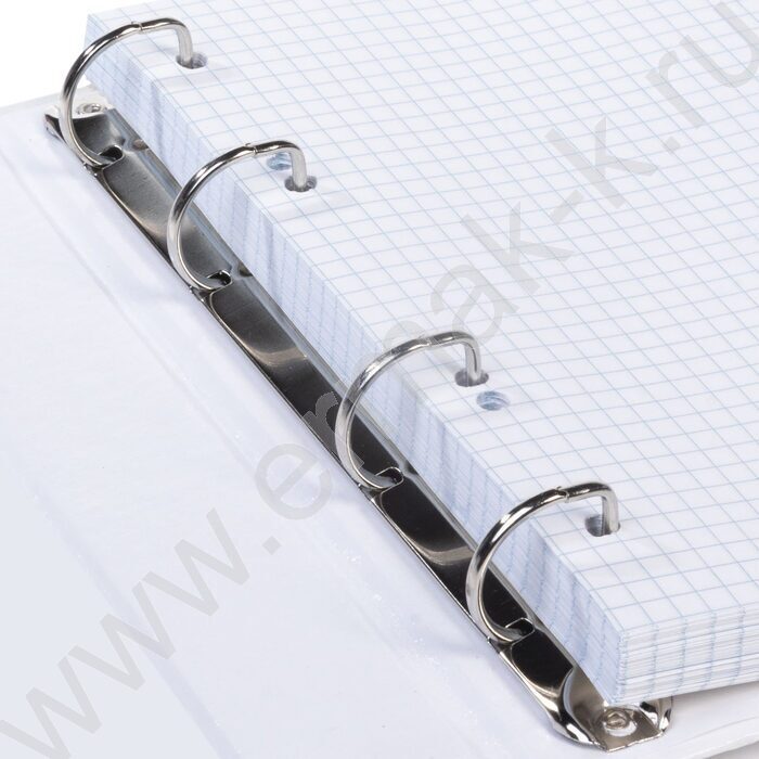 Тетрадь  80л А5 клетка/кольца /ламинация Soft-touch/  "NEWtone PASTEL Серый агат" NEW | Фото 3