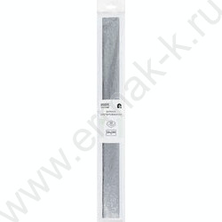 Бумага креповая 50*250см Серебряная 22г/м2 NEW | Фото 1