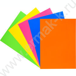 Картон цв. А4 20цв/20л мел. неон, пастель с золотом и серебром Каляка-Маляка NEW | Фото 5