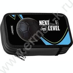 Пенал б/наполн. 3молнии 205x108мм "Next Level Football", картон с конгрев. тиснением NEW | Фото 1