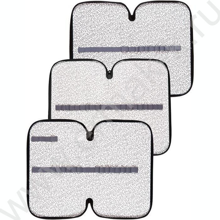 Пенал б/наполн. 3молнии 205x108мм "Ballet", картон с покрытием из фольги с конгрев. тиснением | Фото 3