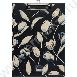 Клипборд А4 мат.ламин. с зажимом Тюльпаны NEW | Фото 1