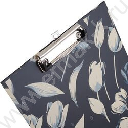 Клипборд А4 мат.ламин. с зажимом Тюльпаны NEW | Фото 3